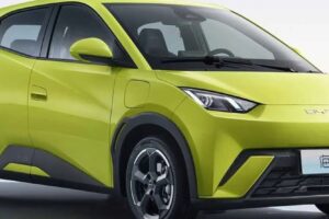 Carros elétricos e híbridos atingem 7,76% de vendas no mercado brasileiro em maio de 2025 BYD Dolphin Mini. Foto: BYD