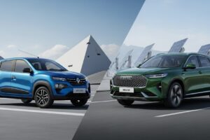 Carro elétrico vs. híbrido: qual a melhor escolha para você? Comparativo entre carro elétrico e carro híbrido plug-in, destacando as opções para o mercado brasileiro em 2025. Imagem gerada por IA