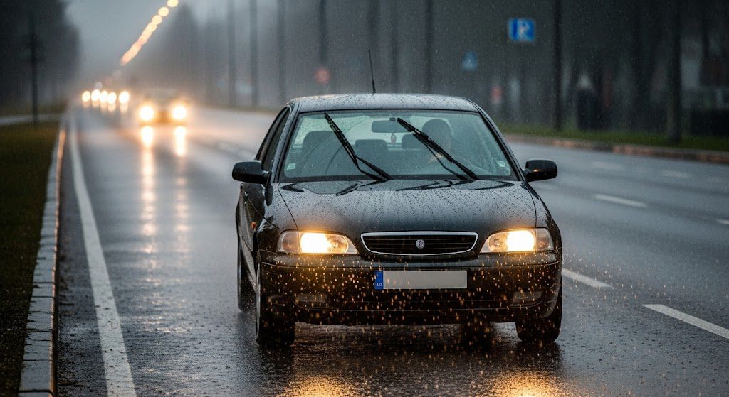 Dirigir na chuva: dicas essenciais para uma condução segura e sem riscos Dirigir na chuva: dicas essenciais para uma condução segura e sem riscos