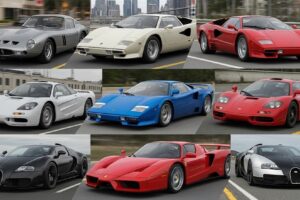 A fascinante evolução do design automotivo de supercarros ao longo das décadas