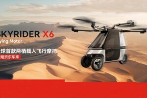 Skyrider X6: Moto Voadora Entra em Pré-venda na China Skyrider X6, moto voadora