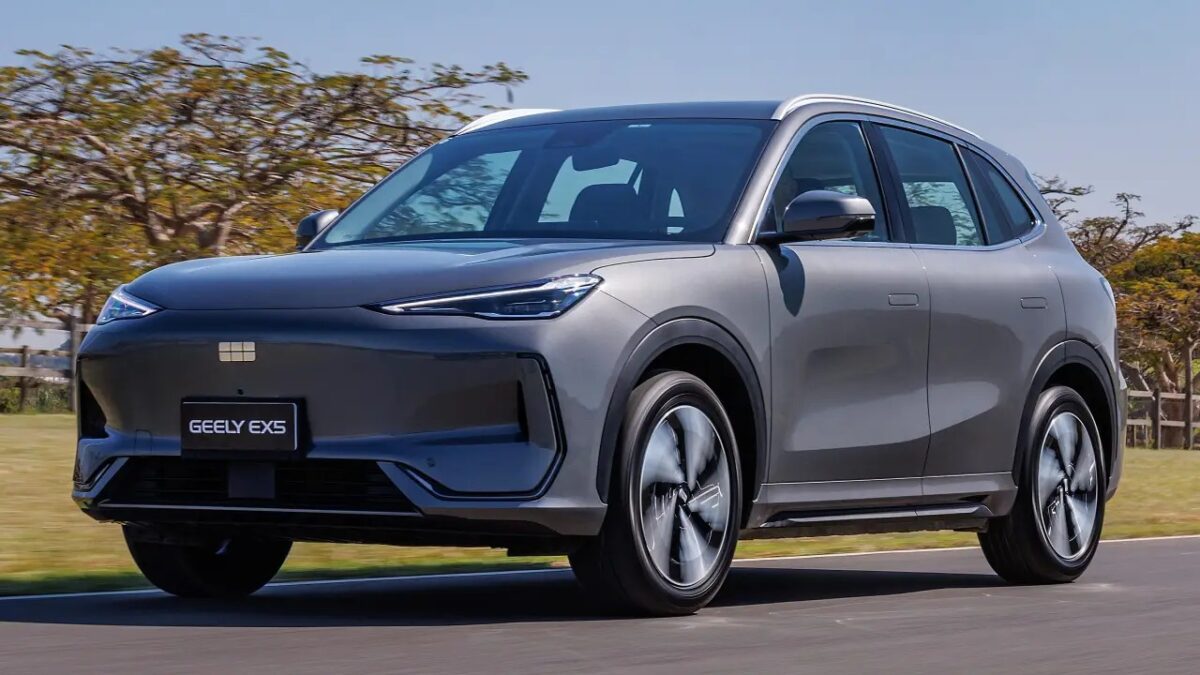 Geely EX5 estreia no Brasil por R$ 195,8 mil e mira nos rivais da BYD geely