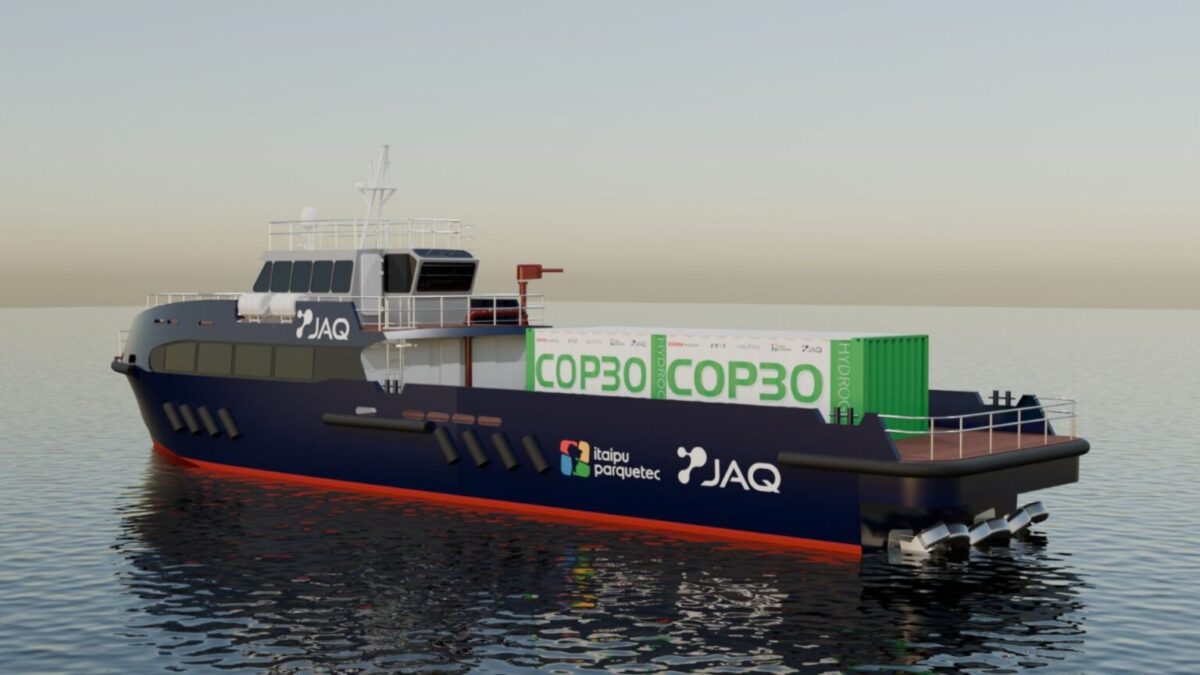 Primeiro barco a hidrogênio do mundo utiliza tecnologia da GWM e estreia na COP30