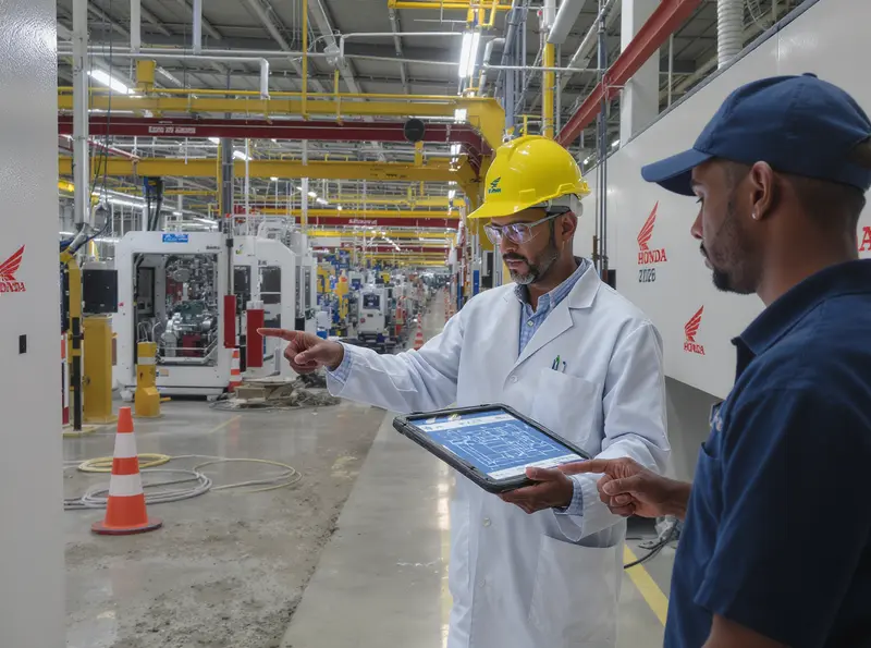 Honda anuncia investimento de R$ 1,6 bilhão em Manaus focando novas motos Engenheiro Honda em Manaus avalia novas linhas de produção na fábrica.