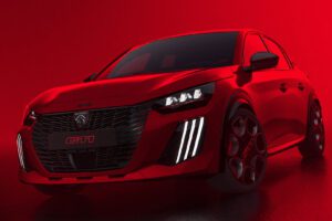 Peugeot E-208 GTi: versão esportiva elétrica é destaque no Salão do Automóvel 2025